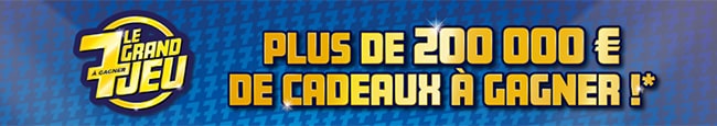 Grand jeu 7 à gagner Ouest France