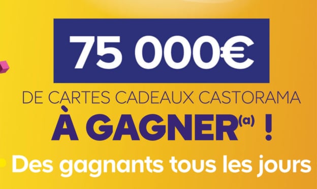 Jeu Castomania by Castorama : plus de 75'000 euros de cadeaux à gagner