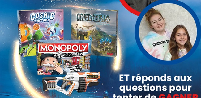 Tentez de remporter des jeux de société avec Gulli