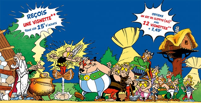 Opération vignette Astérix Lidl