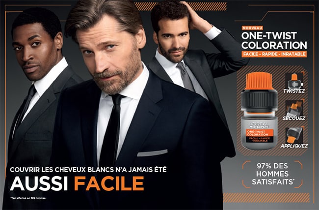 Testez gratuitement One Twist Coloration de L’Oréal Men Expert avec Sampleo