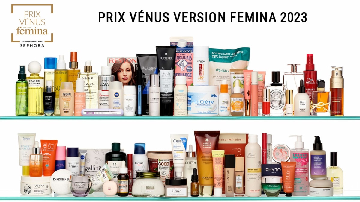 Prix des Vénus Version Femina 2023 : 201 lots beauté à gagner