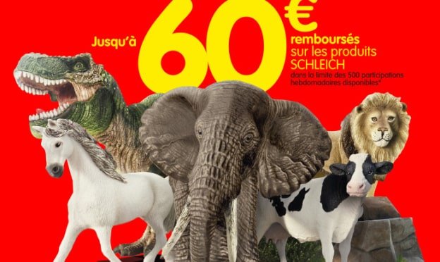 Bon plan Schleich : Jusqu’à 60€ remboursés