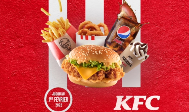 KFC : Méga Box en édition limitée (5€ les 5 produits)