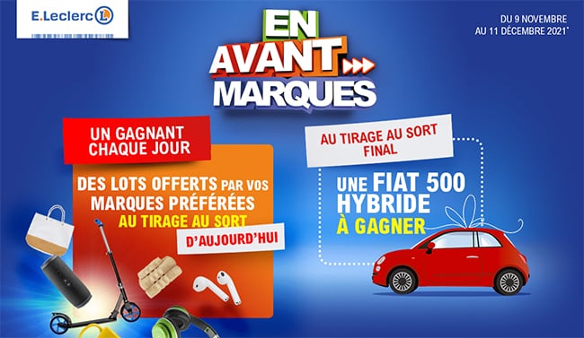 Concours à code Leclerc en magasin