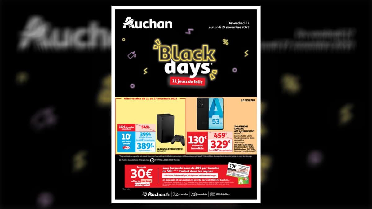 Auchan Black Friday : Le catalogue et ses réductions