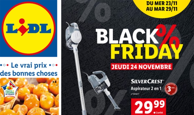 Catalogue Lidl « Black Friday » du 23 au 29 novembre 2022