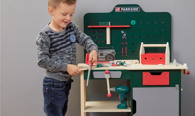 Lidl : Etabli en bois pour enfant Playtive pas cher