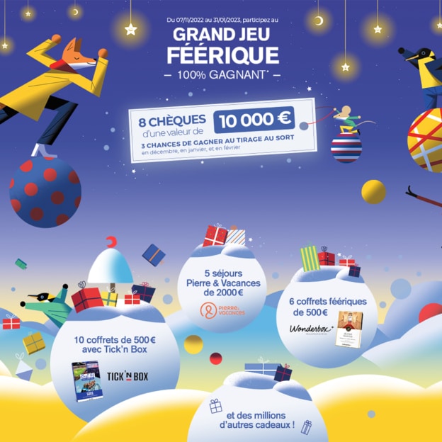 La Poste Le Grand jeu Féérique à code sur www.laposte.fr/legrandjeu