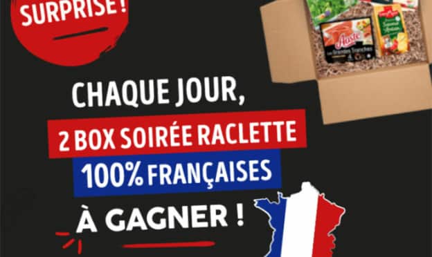 Jeu Entremont Opération Raclette : box alimentaire à gagner