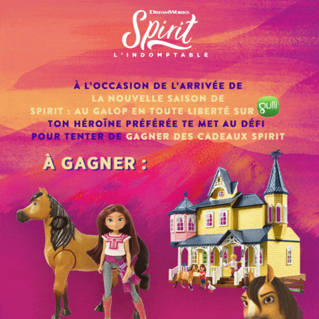 Jeu Gulli : Cadeaux Spirit à gagner