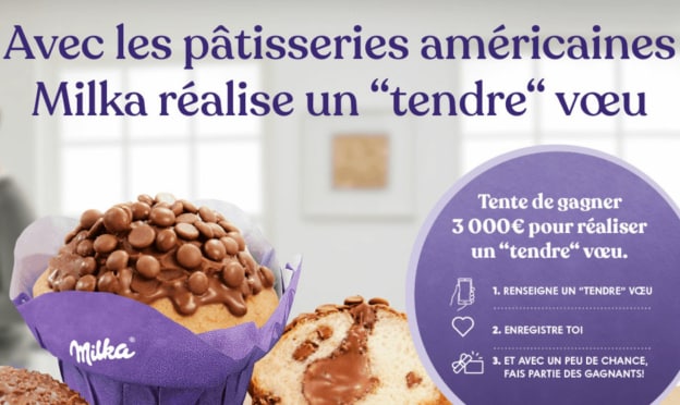 Jeu Donut Muffin Milka : enveloppes d'argent à gagner