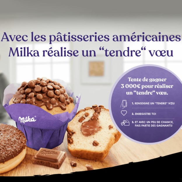 Jeu Donut Muffin Milka : enveloppes d'argent à gagner