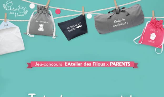 Jeu Parents : Cadeaux L'Atelier des filous personnalisés à gagner