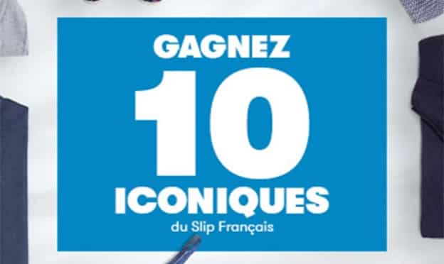 Jeu Le Slip Français : kits de produits iconiques à gagner