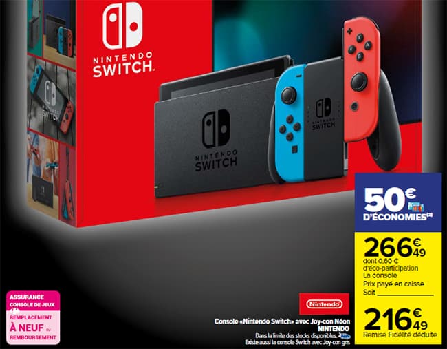 Black Friday Switch Carrefour Market