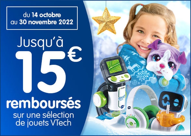 Offre de remboursement de Noël de VTech
