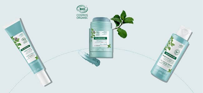 Gagnez une routine beauté ou un échantillon de soin à la Menthe Aquatique Klorane avec Veepee