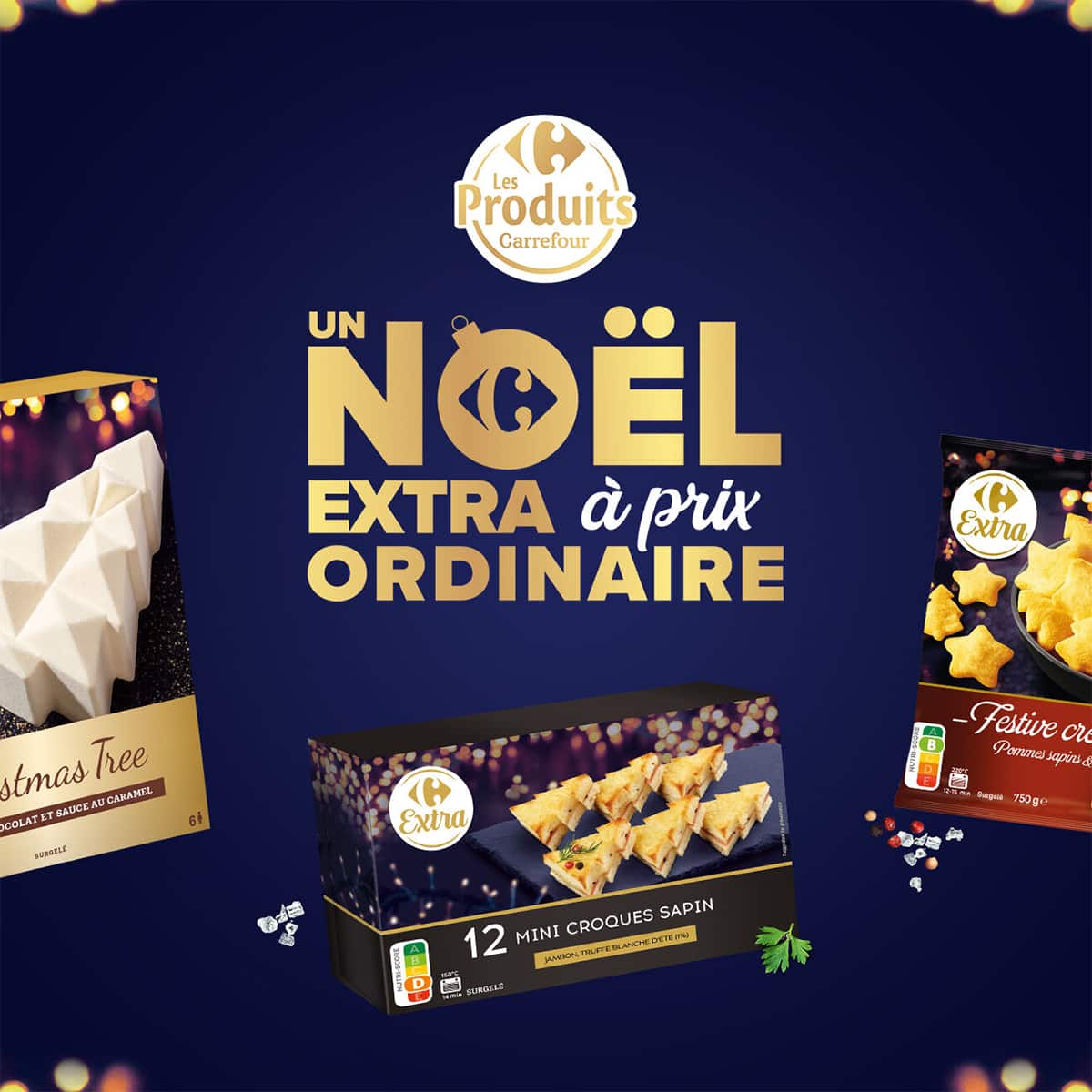 Test Carrefour Extra : 5'000 packs de produits de Noël gratuits