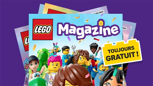 Abonnement gratuit au LEGO Magazine