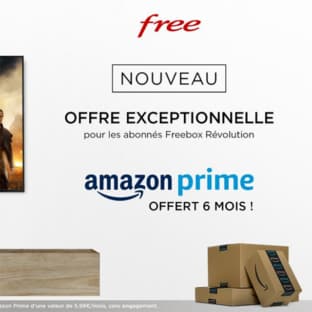 Freebox Révolution Free : Amazon Prime gratuit