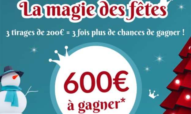 Jeu La magie des fêtes Blancheporte : Chèques de à gagner