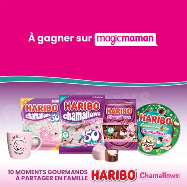 Jeu Magicmaman : Coffrets de chamallows Haribo à gagner