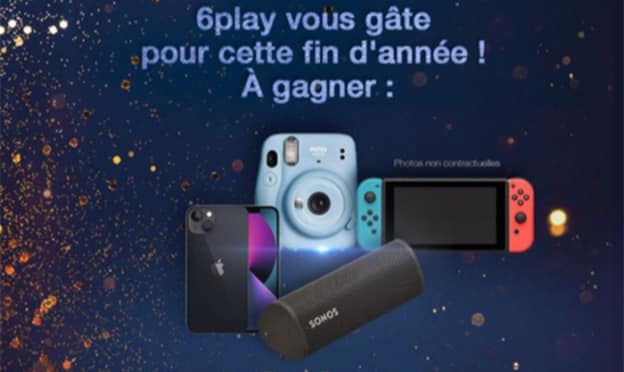 Jeu de Noël 6play : IPhone, Switch et autres lots à gagner