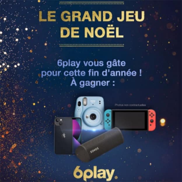 Jeu de Noël 6play : IPhone, Switch et autres lots à gagner