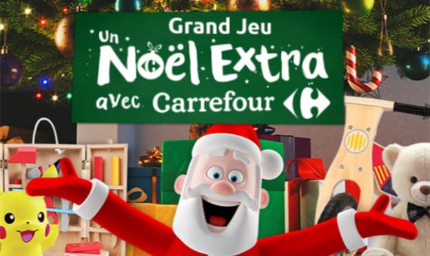 Jeu Un Noël Extra Carrefour : 20’012 bons d’achat à gagner