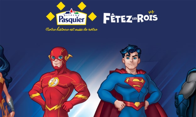 Jeu Rois Brioche Pasquier : Cadeaux Super Héros à gagner