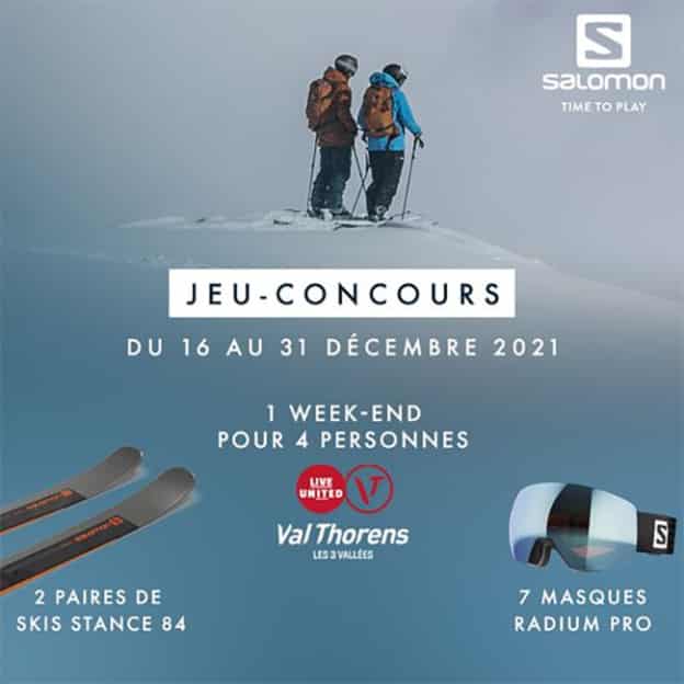 Jeu Salomon : Séjour au ski et cadeaux à gagner