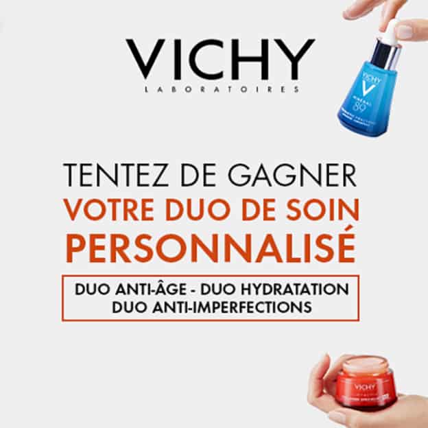 Jeu Vichy : Duos de soins personnalisés à gagner