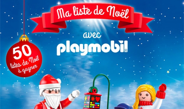Jeu TF1 sur malisteplaymobil.fr : 50 listes de Noël Playmobil à gagner