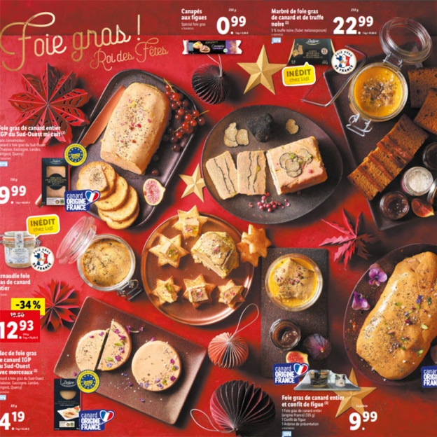 Lidl : Foies gras Deluxe moins chers