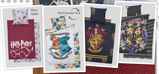 Parure de lit Harry Potter Poudlard - 1 personne