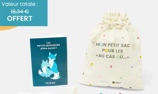 Offre de bienvenue Obaïbi & Oxybul : Sac de naissance offert