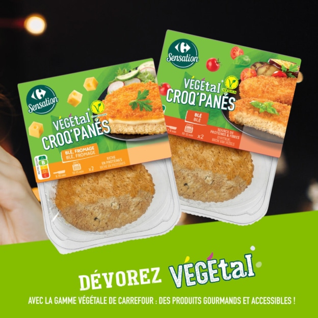 Test TRND : 3’000 packs Croq’panés Carrefour Végétal gratuits