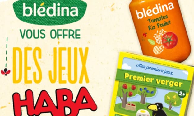 Blédina : Jouet HABA offert dès 4 produits achetés