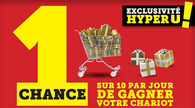 Tentez de remporter le remboursement de vos courses avec le concours des Hyper U