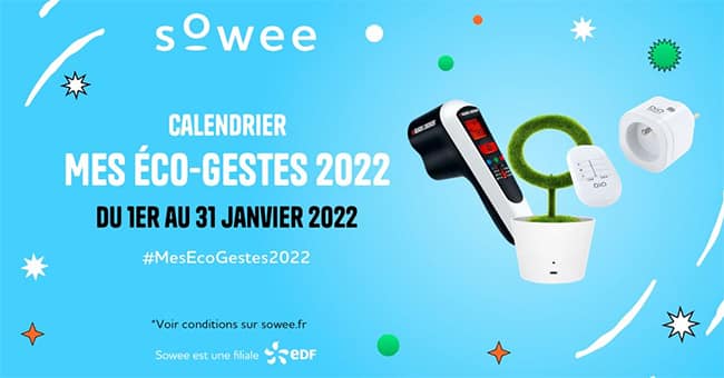 gagner un cadeau pour économiser l’énergie avec Sowee