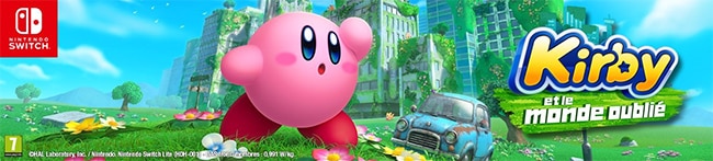 Tentez de remporter la console Nintendo Switch Lite et un jeu Kirby