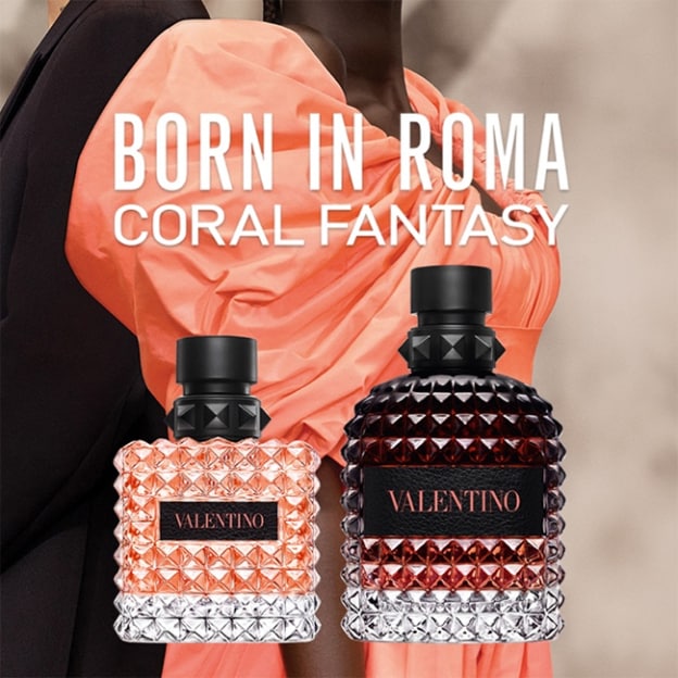 Échantillons gratuits de 2 parfums Valentino Born in Roma