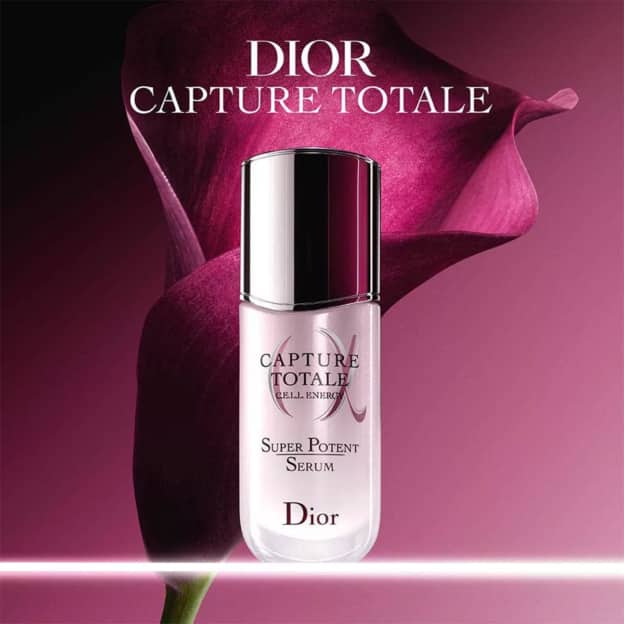 Box gratuites de 7 échantillons de soin Dior Capture Totale