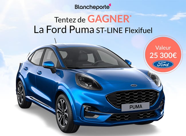 Remportez une Ford Puma Flexifuel avec Blancheporte