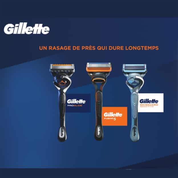 Gillette Satisfait ou remboursé : rasoir gratuit