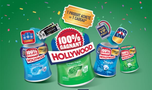 Jeu Hollywood : 1 produit acheté = 1 cadeau