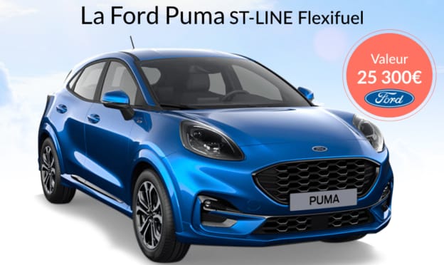 Jeu Blancheporte : Voiture Ford Puma à gagner