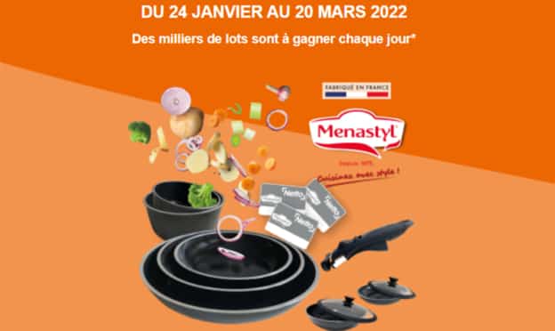 Jeu Menastyl Netto : 112 batteries de cuisine et vignettes à gagner