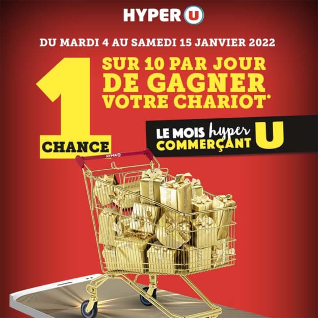 Jeu Gagnez votre chariot avec votre code Hyper U